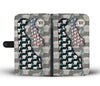 Cute Maltese Dog Pattern Print Wallet Case-Free Shipping-DE State