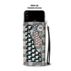 Cute Maltese Dog Pattern Print Wallet Case-Free Shipping-DE State