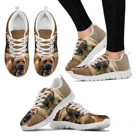 South African Boerboel Dog Running Shoes For Women-Free Shipping-Paww-Printz-Merchandise
