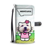 Cute Maltese Dog Print Wallet Case-Free Shipping-MT State