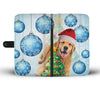 Golden Retriever Christmas Print Wallet Case-Free Shipping