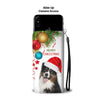 Cute Australian Shepherd Christmas Print Wallet Case-Free Shipping