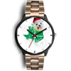 Maltese dog Texas Christmas Spacial Wrist Watch-Free Shipping