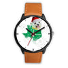 Maltese dog Texas Christmas Spacial Wrist Watch-Free Shipping