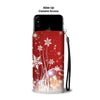 Miniature American Shepherd On Christmas Print Wallet Case-Free Shipping
