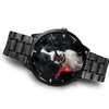 Border Collie On Christmas Florida Wrist Watch-Free Shipping