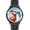 Golden Retriever On Christmas Florida Wrist Watch-Free Shipping