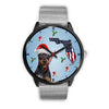 Miniature Pinscher On Christmas Florida Wrist Watch-Free Shipping