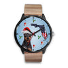 Miniature Pinscher On Christmas Florida Wrist Watch-Free Shipping