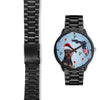Miniature Pinscher On Christmas Florida Wrist Watch-Free Shipping
