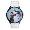 Miniature Pinscher On Christmas Florida Wrist Watch-Free Shipping