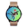 Petit Basset Griffon Vendéen On Christmas Florida Wrist Watch-Free Shipping