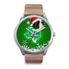 Saint Bernard Dog Texas Christmas Special Wrist Watch-Free Shipping