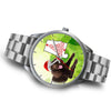 American Water Spaniel On Christmas Alabama Wrist Watch-Free Shipping