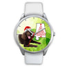 American Water Spaniel On Christmas Alabama Wrist Watch-Free Shipping