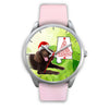 American Water Spaniel On Christmas Alabama Wrist Watch-Free Shipping