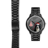 Border Collie On Christmas Alabama Wrist Watch-Free Shipping