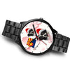 Cute Border Collie On Christmas Arizona Wrist Watch-Free Shipping
