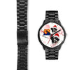 Cute Border Collie On Christmas Arizona Wrist Watch-Free Shipping