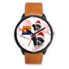 Cute Border Collie On Christmas Arizona Wrist Watch-Free Shipping