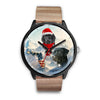 Black Labrador Retriever Florida Christmas Special Wrist Watch