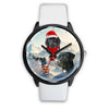 Black Labrador Retriever Florida Christmas Special Wrist Watch