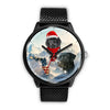 Black Labrador Retriever Florida Christmas Special Wrist Watch