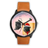 Black Labrador Retriever Indiana Christmas Special Wrist Watch