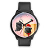 Black Labrador Retriever Indiana Christmas Special Wrist Watch