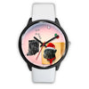 Black Labrador Retriever Indiana Christmas Special Wrist Watch