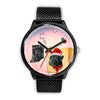 Black Labrador Retriever Indiana Christmas Special Wrist Watch