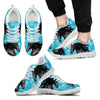 Andalusian Horse Print (Black/White) Running Shoes For Men-Free Shipping Limited Edition-Paww-Printz-Merchandise