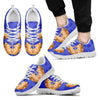 Golden Hamster Print (Black/White) Running Shoes For Men-Free Shipping Limited Edition-Paww-Printz-Merchandise