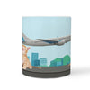 Cute Happy Cats Print 360 White Mug