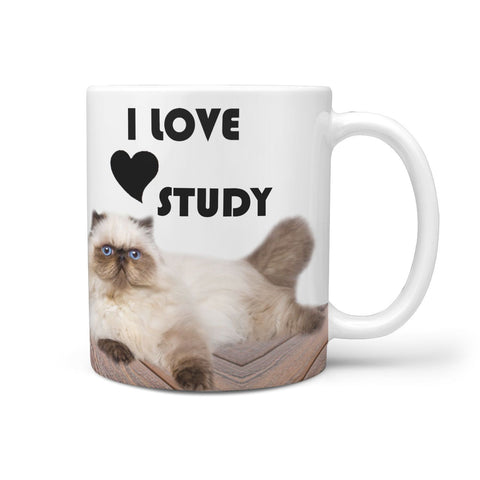 Cute Himalayan Cat Print 360 White Mug