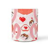 Cleveland Bay Horse Print 360 White Mug