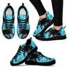 Andalusian Horse Print (Black/White) Running Shoes For Women-Free Shipping-Paww-Printz-Merchandise