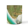 Chillingham cattle (Cow) Print 360 White Mug