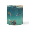 Guppies Fish Print 360 White Mug