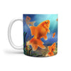 Goldfish Print 360 White Mug