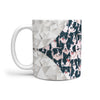 Border Collie Dog In Lots Print 360 Mug