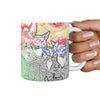 Painted Sphynx Cat Mount Rushmore Print 360 White Mug