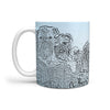 Brussels Griffon Mount Rushmore Print 360 White Mug