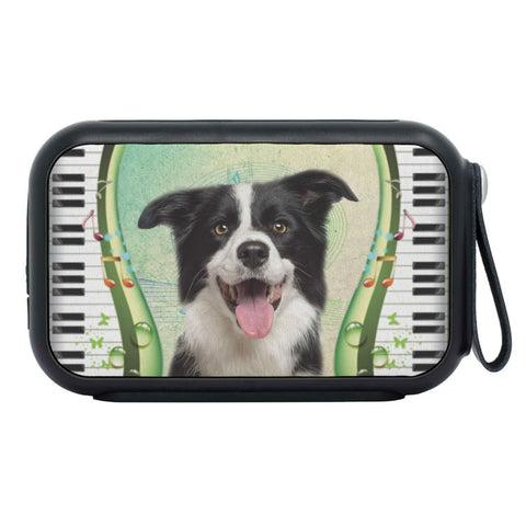 Border Collie Print Bluetooth Speaker