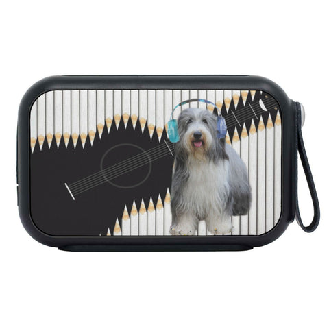 Bearded Collie Print Bluetooth Speaker