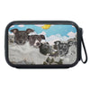 Italian Greyhound Dog On Mount Rushmore Print Bluetooth Speaker
