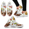Susan Elizabeth 'Smiley Cat' Running Shoes For Women-3D Print-Free Shipping-Paww-Printz-Merchandise