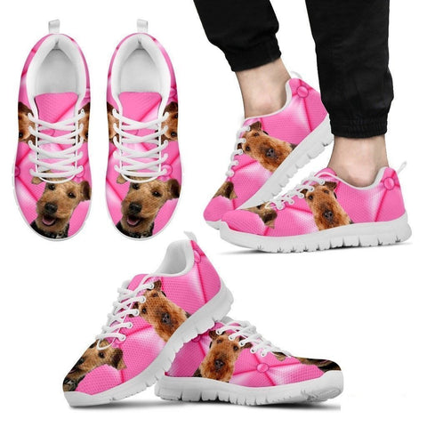 Welsh Terrier Dog Running Shoes For Men-Free Shipping-Paww-Printz-Merchandise
