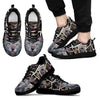Lykoi Cat Print (White/Black) Running Shoes For Men-Free Shipping-Paww-Printz-Merchandise