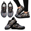 Lykoi Cat Print (White/Black) Running Shoes For Women-Free Shipping-Paww-Printz-Merchandise